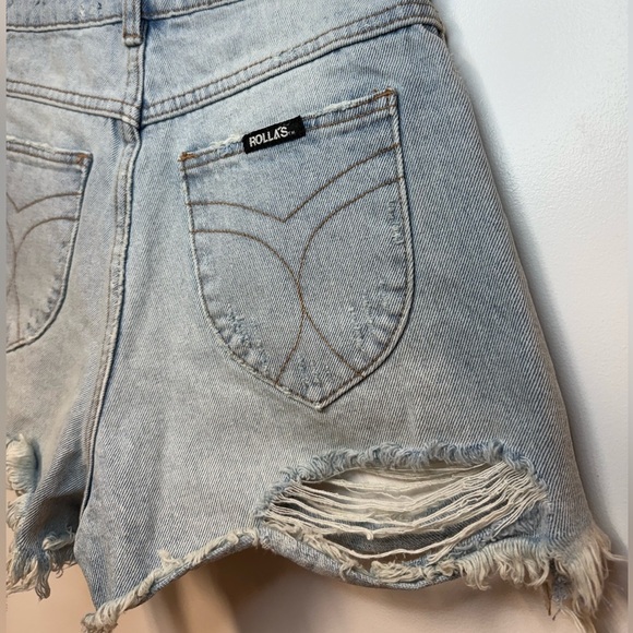 Rollas Jean Shorts Size 24 - Picture 3 of 8
